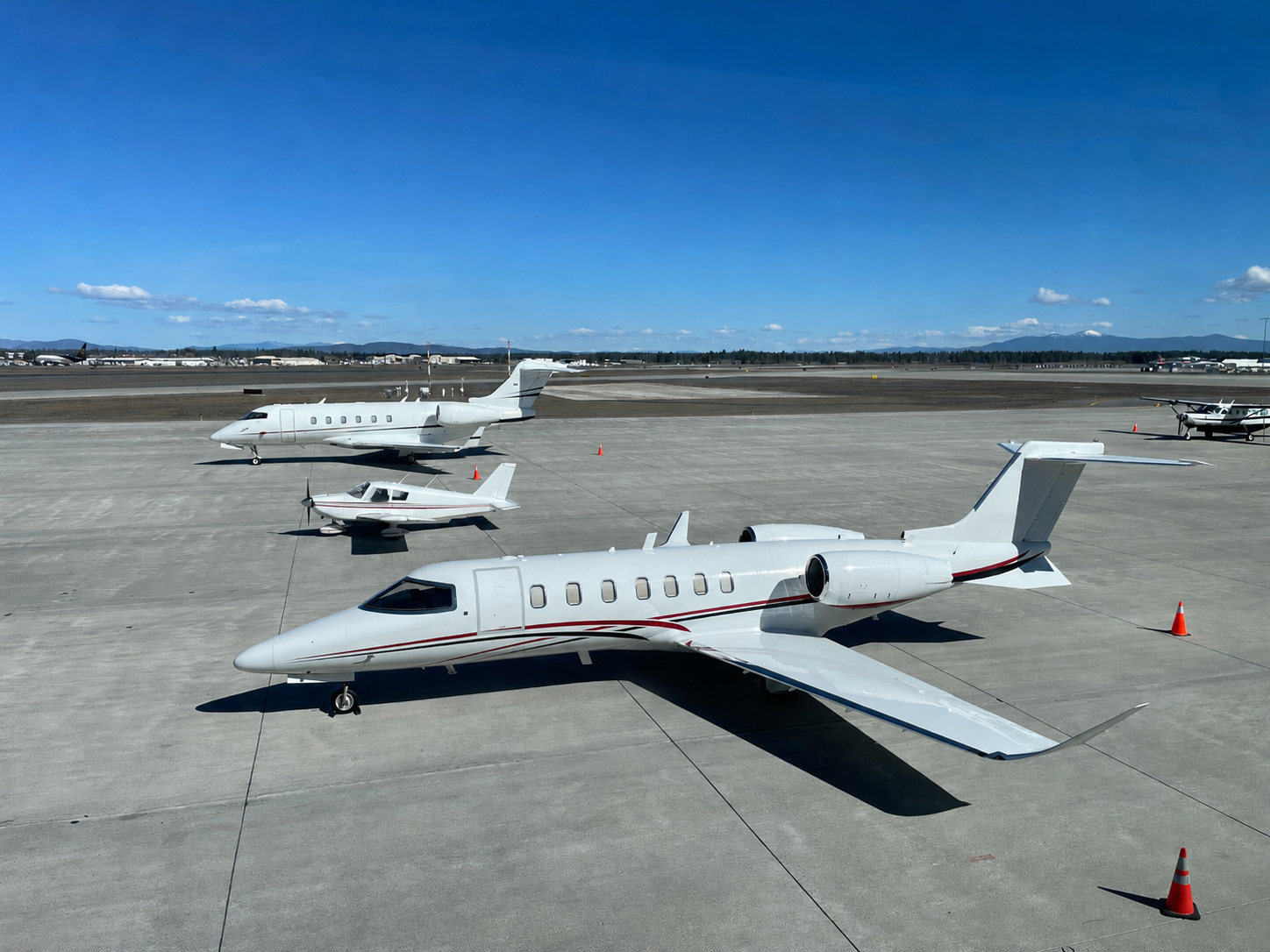 Aircraft on the ramp